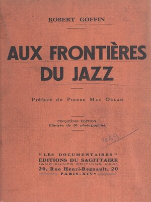 cover image of Aux frontières du jazz